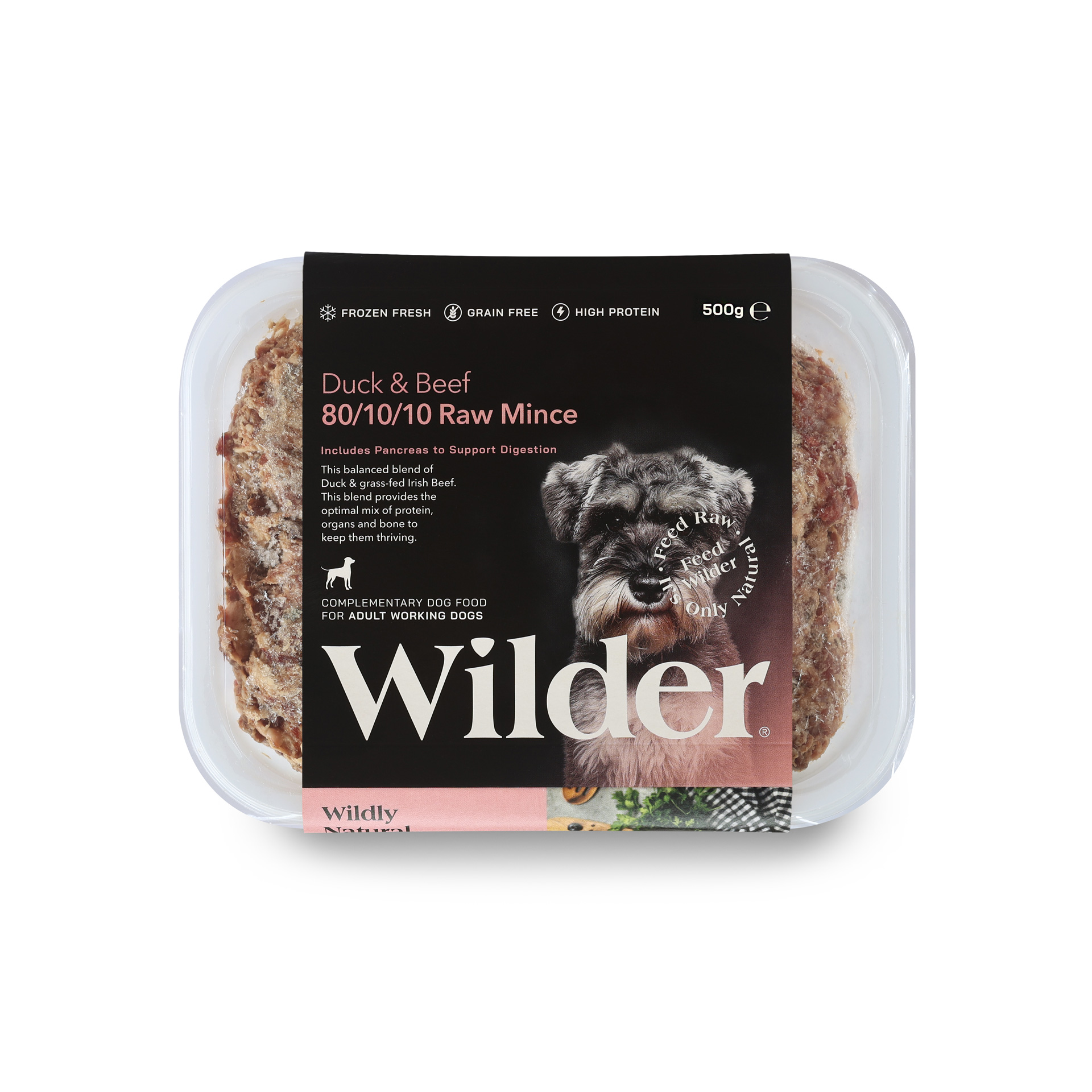 Wilder_Raw-Mince_801010-Duck-Beef-500g_SQ_1920px