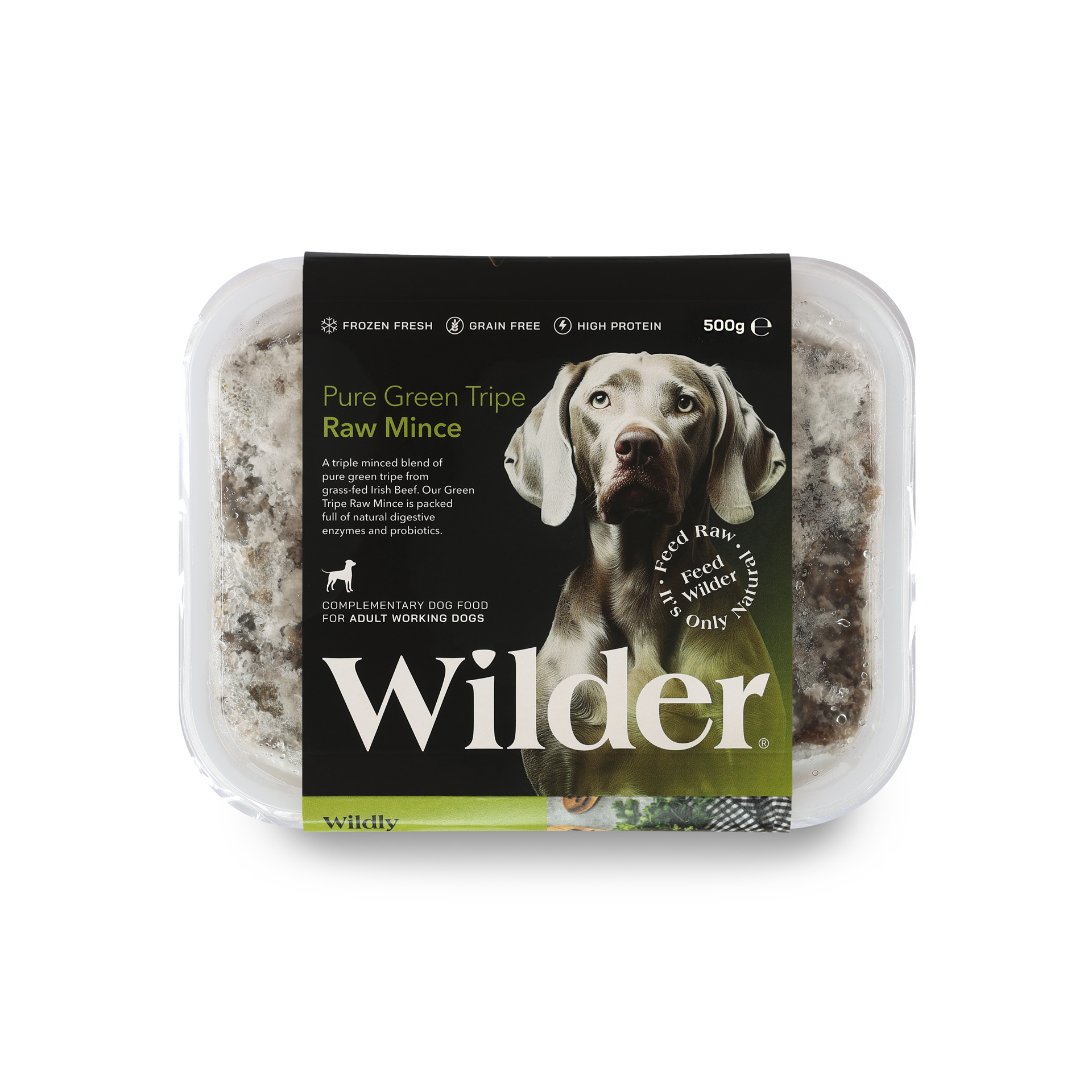 Wilder_Raw-Mince_COMPLEMENTARY-Pure-Green-Tripe-500g_SQ_1920px